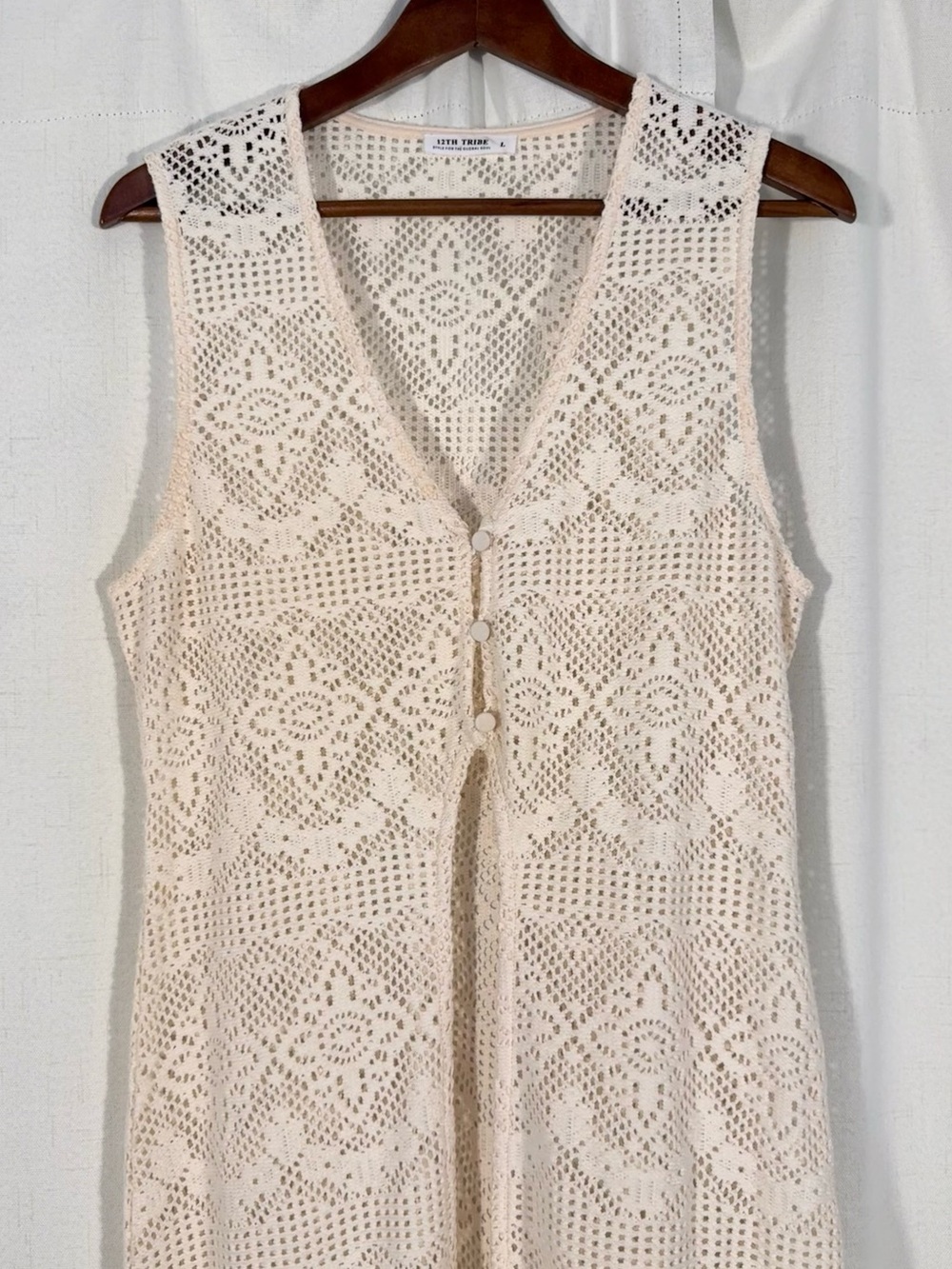 12th Tribe Serene Crochet Two Piece Set - Picture 6 of 12